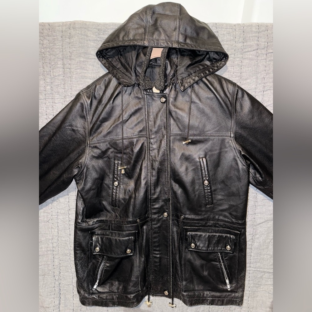 Middlebrook Park Vintage Genuine Leather Full Zip Jacket Size L